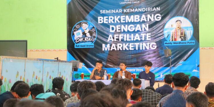 Ubah Kecanduan HP Jadi Cuan, 300 Pemuda LDII Lampung Timur Ikuti Seminar Affiliate Marketing